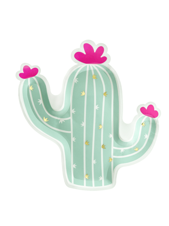 assiettes cactus