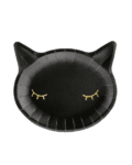 assiette chat noir