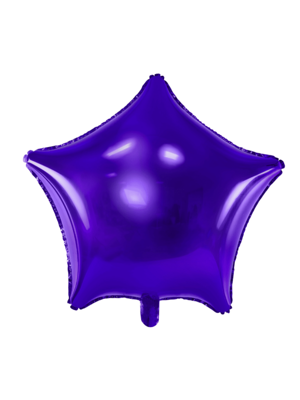 ballon étoile violet