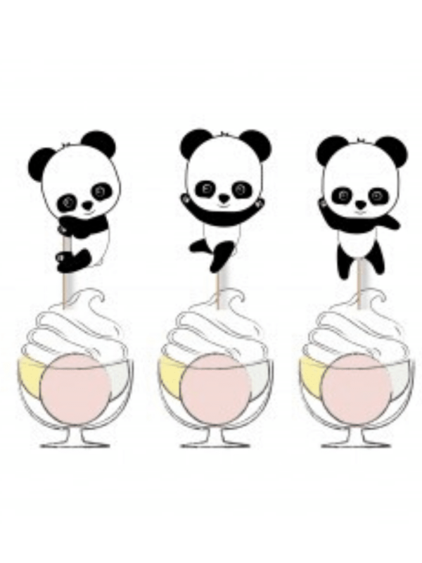 cake toppers baby panda