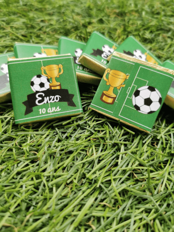 chocolat personnalisé foot