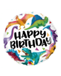 Ballon dinosaures "happy birthday" anniversaire