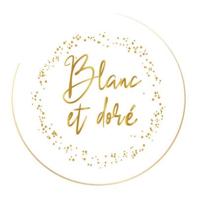 blanc et doré