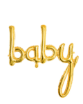ballon baby doré