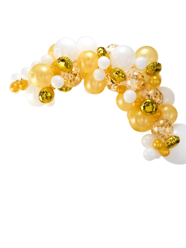 arche de ballons gold