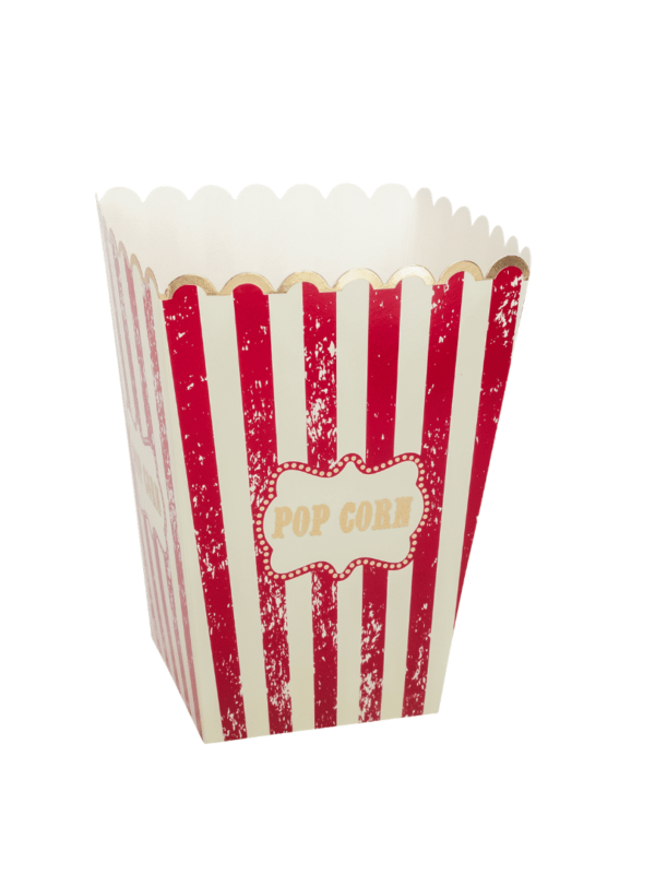 pots à pop corn cirque vintage anniversaire décoration tendance boite à gourmandise