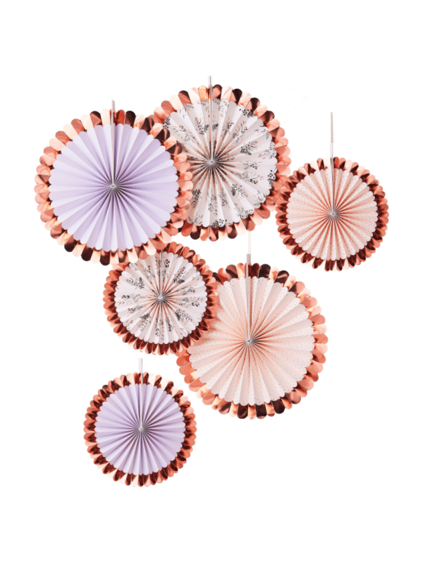rosaces botaniques et rose gold