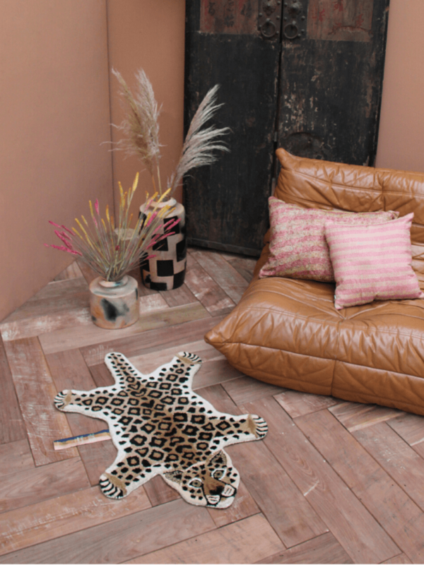 tapis léopard doing goods décoration enfant