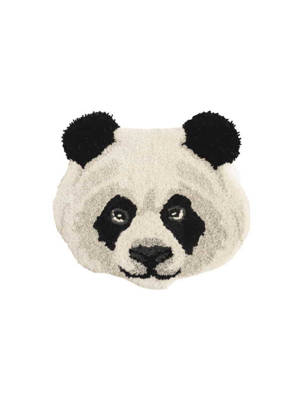 tapis tête de panda fait main doing goods chambre enfant.