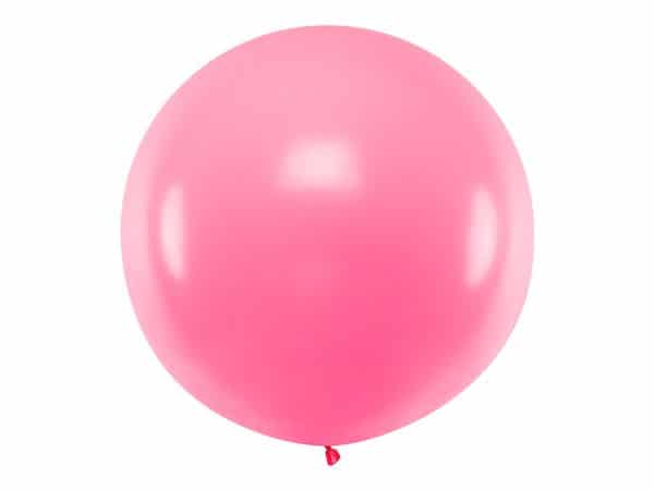 ballon géant rose 1m jumbo guirlande de ballon