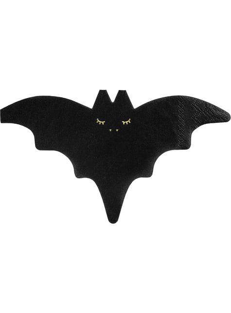 Serviette chauve souris halloween