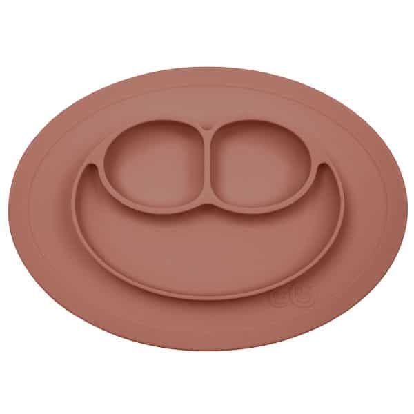 Mini mat sienna Terre de sienne terracota ezpz assiette repas bébé