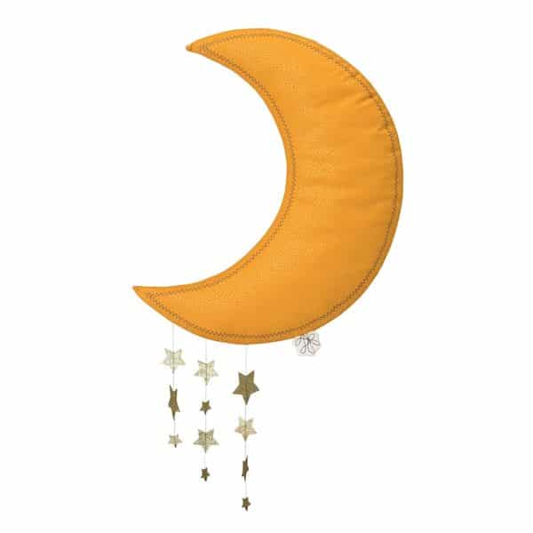 Lune Jaune avec étoiles 45 cm - Picca Loulou