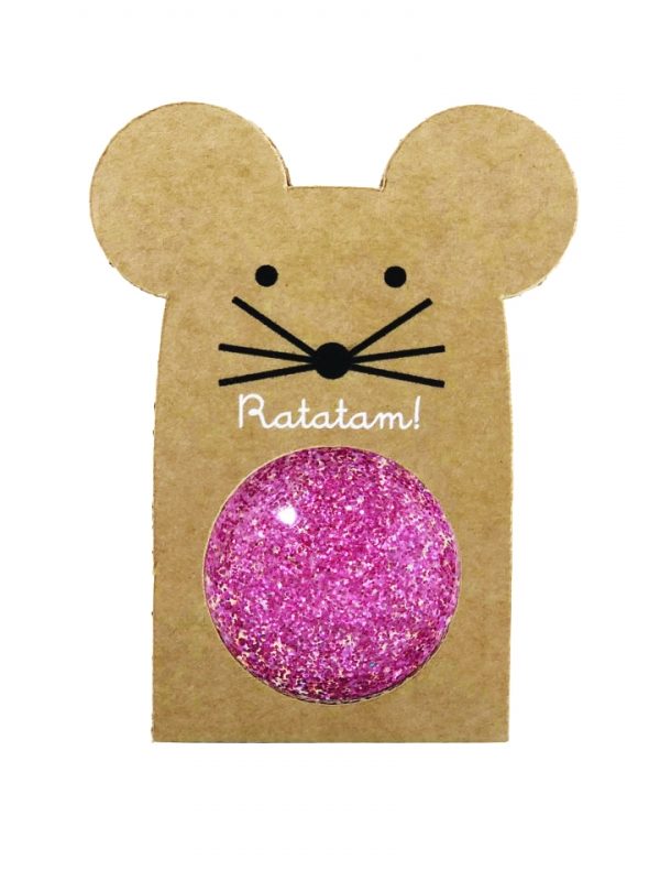 Avec son design tendance et élégant, cette balle rebondissante Ratatam n'a pas d'égal esthétiquement. Sa belle couleur rose à l'effet pailleté en fait une pièce à la fois tendance et séduisante.