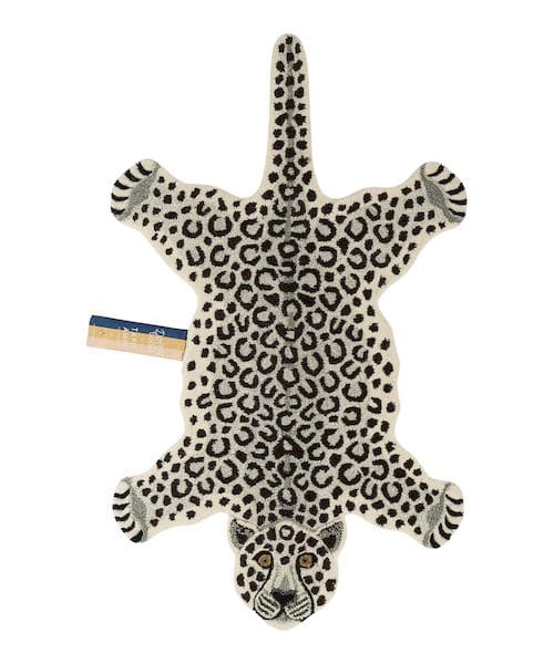 grand tapis léopard des neiges doing goods décoration chambre enfant