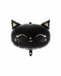 Ballon Chat noir 48x36cm