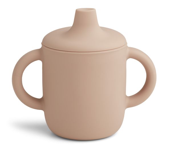 tasse d'apprentissage à bec neil en silicone rose tuscany liewood première tasse pour boire