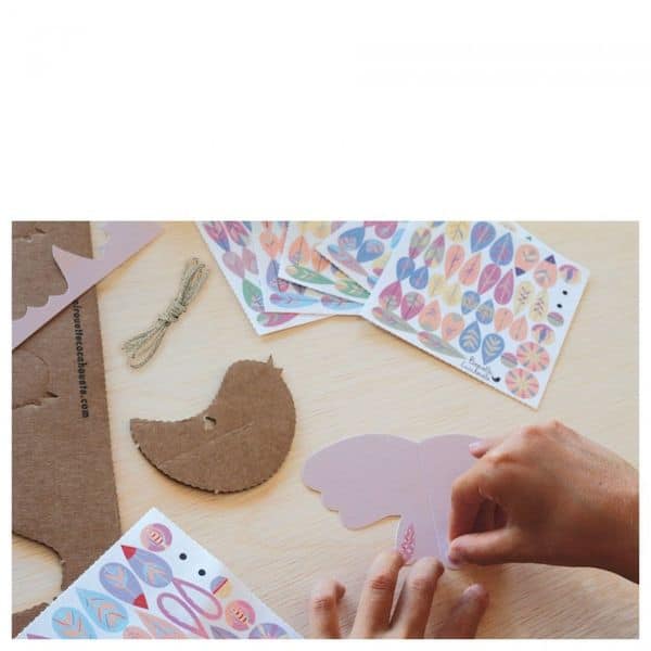 pirouette cacahouète kit loisir créatif oiseaux poétiques fabrication française papier recyclé fsc