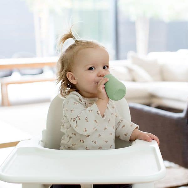 Gobelet à paille avec couvercle pour bébé - Sorbet par Minika