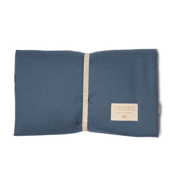 Tapis à langer Mozart 68x50 - Night Blue - Nobodinoz matelas nomade opera