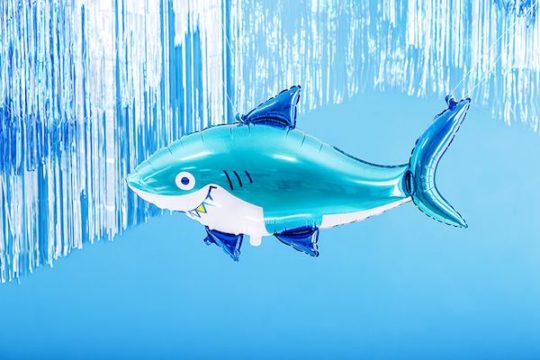 ballon requin hélium sous la mer décoration fête anniversaire