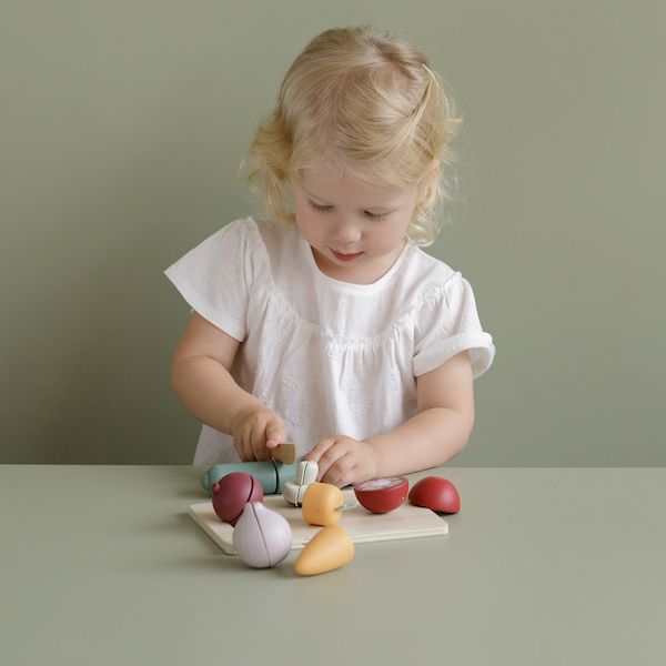 Légumes à découper en bois - Little Dutch dinette cuisine enfant jouet en bois
