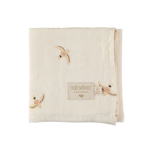 Lange Baby Love - Nude Haiku Birds natural - Nobodinoz