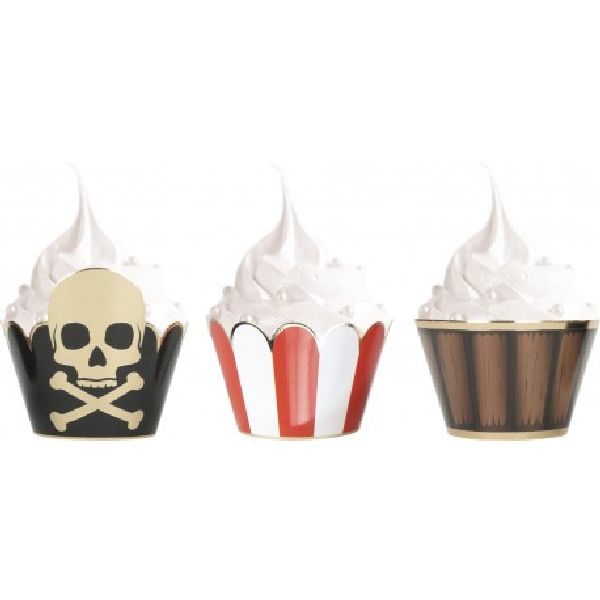 Caissettes pour cupcakes Pirate