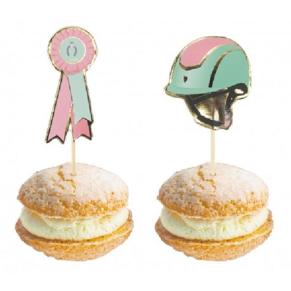 Cake toppers Cheval d'Amour x10