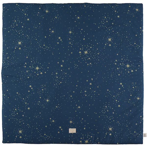 Tapis de jeu Colorado - Gold Stella / Night Blue - 100x100 cm - Nobodinoz