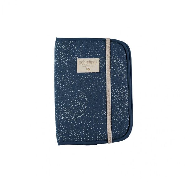 Protège carnet de santé Poema - Gold Bubble / Night blue - Nobodinoz