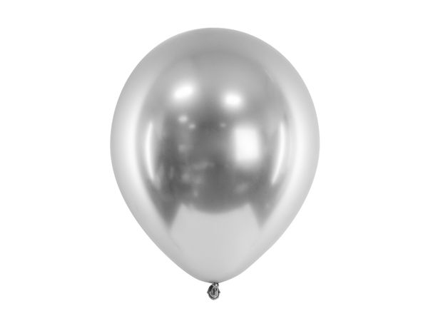 Ballon Argent Brillant - 30 cm