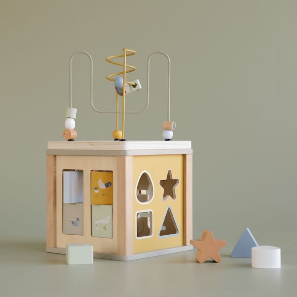 Cube d'activités en bois Olive - Little Dutch