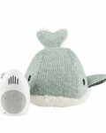 Peluche musicale Moby vert Flow amsterdam doudou cadeau de naissance