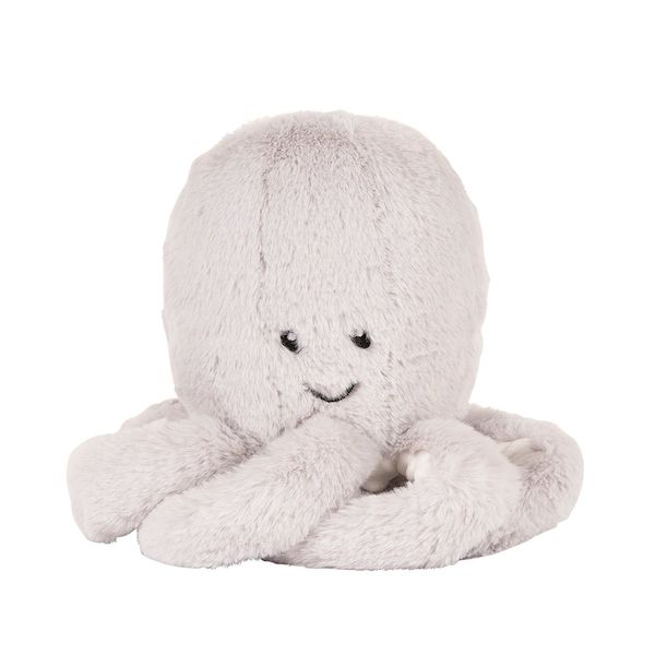 Peluche rassurante Olly la pieuvre grise Flow Amsterdam doudou cadeau de naissance