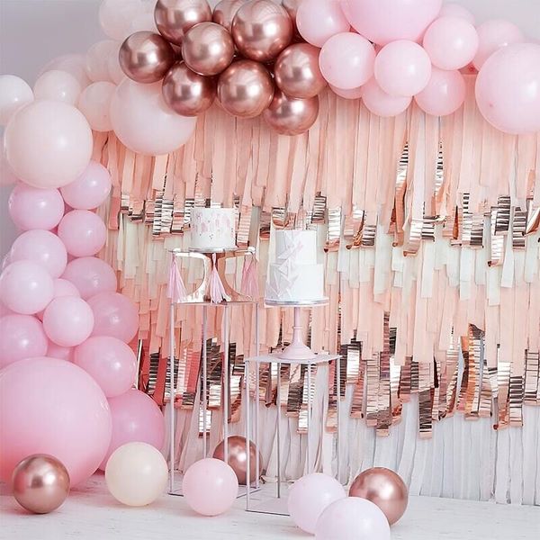 Kit pour guirlande de ballons Rose et Rose gold - Ginger Ray