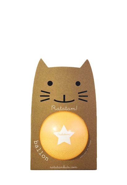 Ballon Orange Summer Paillettes 15 cm - Ratatam!