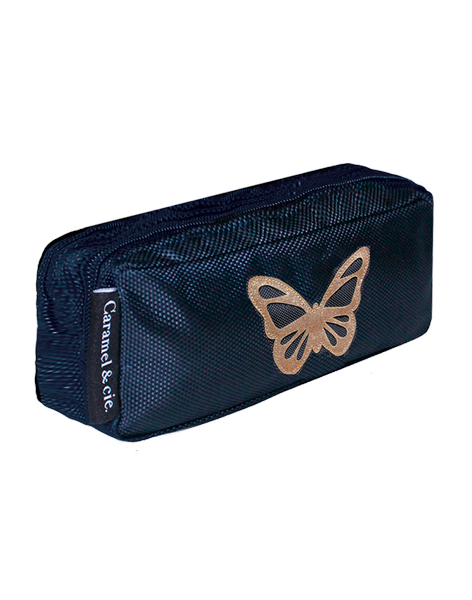 Trousse double Papillon bleu - Caramel & Cie