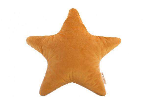 Coussin Etoile Aristote en velours - Farniente yellow - Nobodinoz