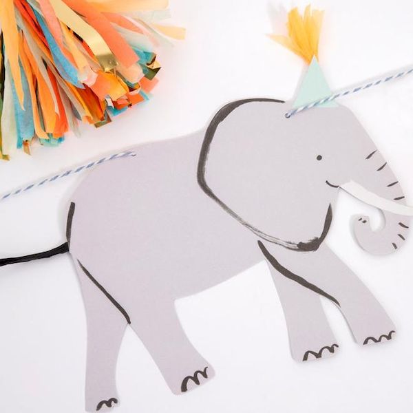 Grande Guirlande Animaux Safari Meri Meri jungle deco anniversaire cool kids fun animal savane