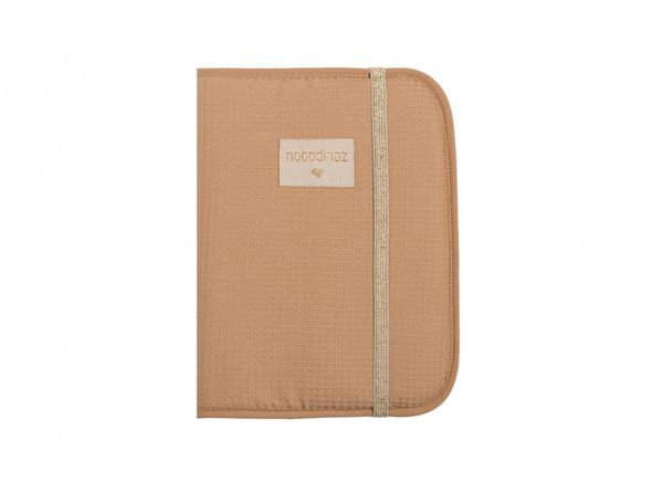 Protège-carnet de santé Poema Nude Nid d'abeille Nobodinoz cadeau de naissance enfance tendance