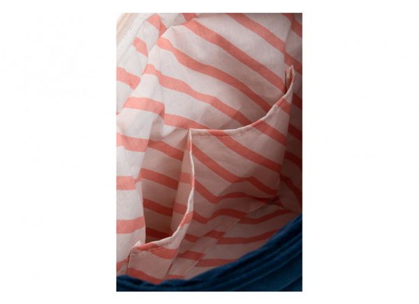 Sac à Jouets Savanna en velours - Night Blue - Nobodinoz