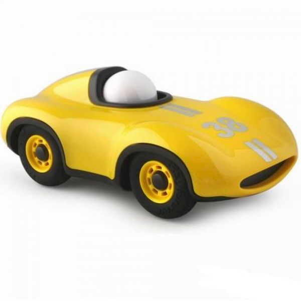 Voiture Speedy Le Mans Jaune Playforever voiture miniature idée cadeau