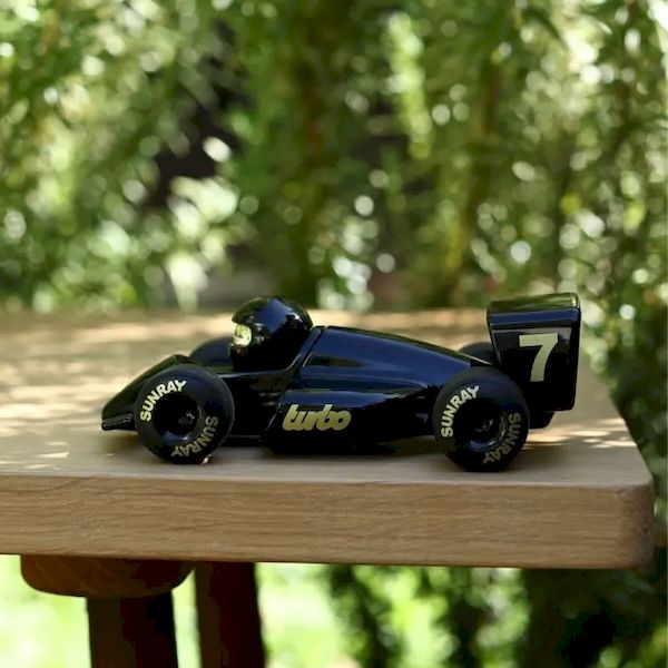 Voiture Verve Turbo Jet Noire 16,5cm Playforever voiture miniature idée cadeau