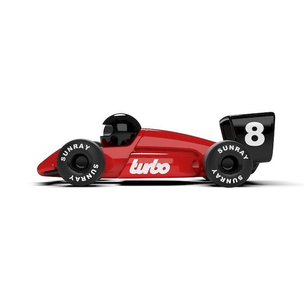 Voiture Verve Turbo Laser Rouge Playforever voiture miniature idée cadeau