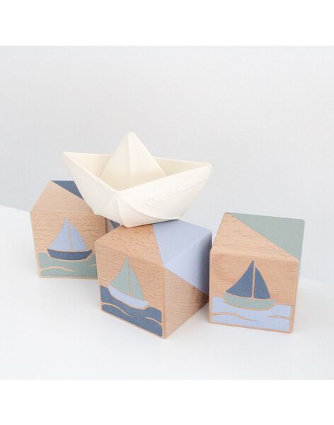 jouet de dentition bateau origami oli & carol