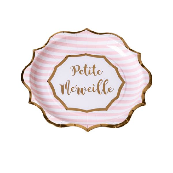 Assiettes "petite merveille"