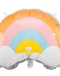 Ballon arc en ciel pastel