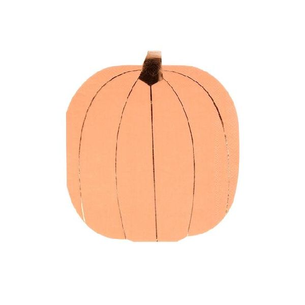 serviettes citrouille meri meri