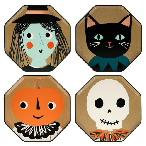 Assiettes Halloween vintage